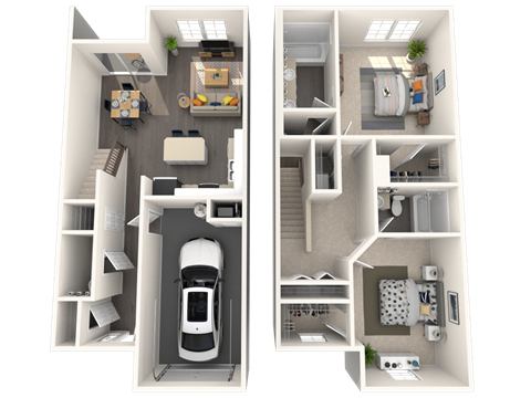 bedroom floor plan an in 2d